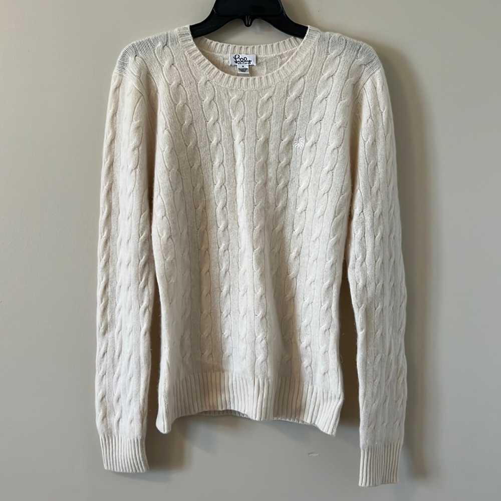 Lilly Pulitzer, 100% Cashmere Sweater, Size M